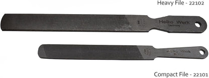 Dual Sided 9 Inch Axe Sharpener Compact File 22101 | Made in Germany C125W2 High Carbon Steel Top Side Single-Cut Bottom Side Double-Cut Blade Sharpening File