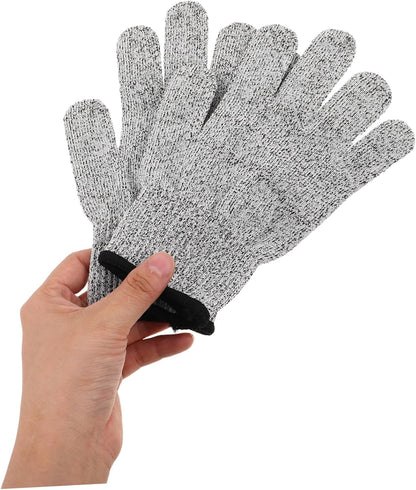 Level 5 Hppe Cut Resistant Arm Sleeves, 2 Pairs for Work