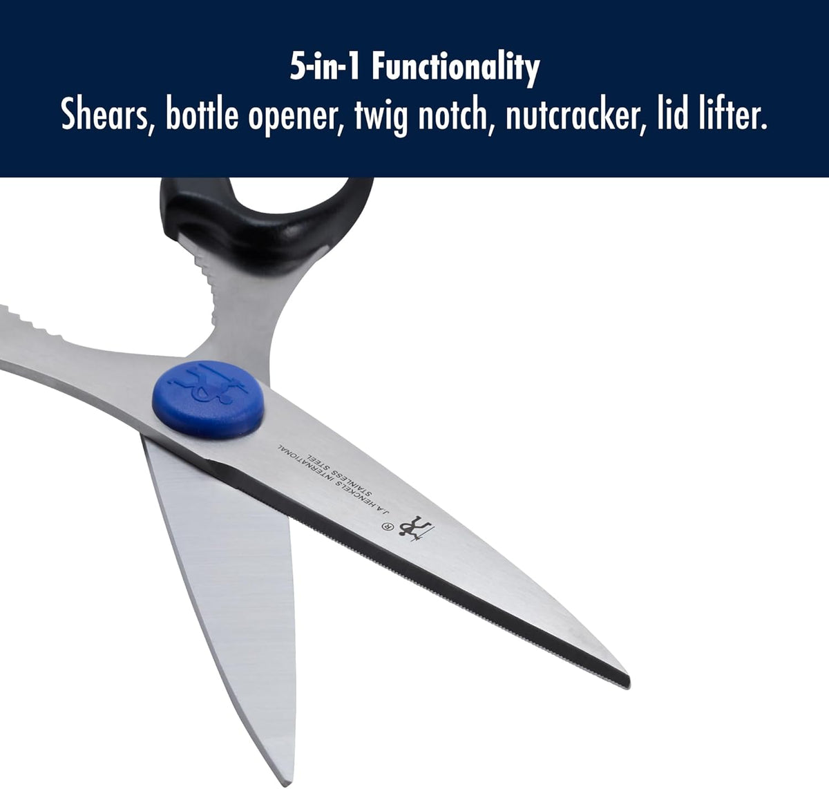 Kitchen Shears for Poultry, Dishwasher Safe, Heavy Duty, Stainless Steel 4-Inch