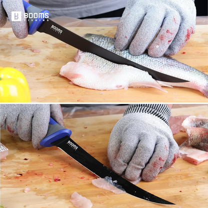 Fillet Knife for Fish: 5" Razor-Sharp Bait Knife, XW60
