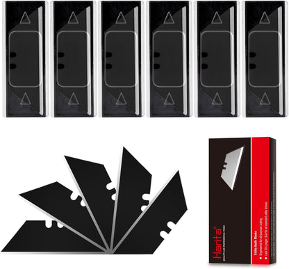 60 Pack Utility Knife Blade VARIETY PACK - Multi-Type SK5 Heavy Duty Blades with Plastic Case - Universal Fit for Standard Box Cutters