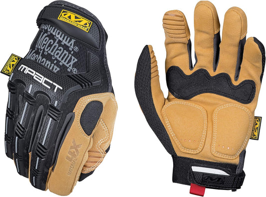 Material4x M-Pact Gloves Brown/Black, XX-Large | Abrasion-Resistant M-Pact Gloves with Machine Washable, Breathable, Tear-Resistant & Secure Fit for Hand Safety