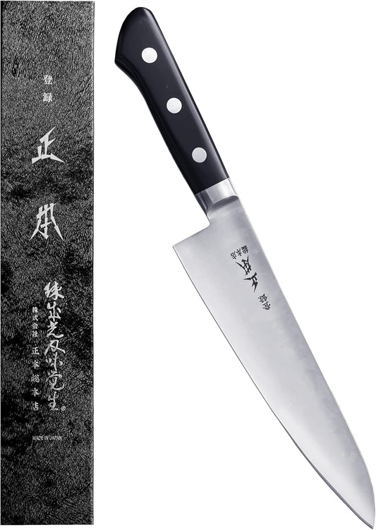 VG Japanese Chef Knife 8.3" (210mm) Gyuto Professional Chef's Knife, Ultra Sharp Japanese Stainless Steel Blade, Duracon Handle, Made in JAPAN