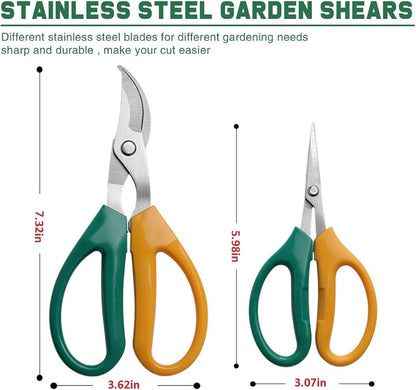 Garden Scissors Stainless Steel Garden Bonsai Pruning Shears (Modern)