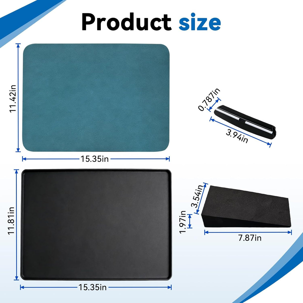 No-Mess Knife Sharpening Kit - Leak-Proof Silicone Tray & Absorbent Diatomite Mat with 15 Angled Whetstone Holder & Angle Guide | All-in-One Sharpening System