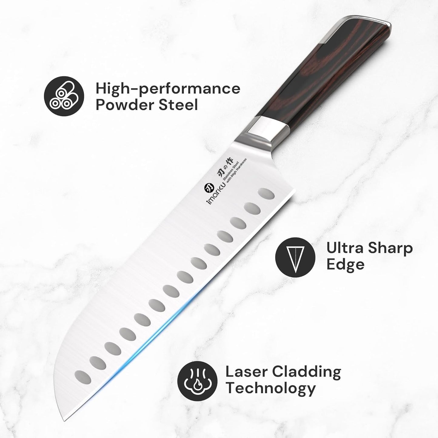 Brisket Knife 12 Inch, Japanese High Carbon Stainless Steel | Ultra Sharp Carving Slicing Knife for BBQ Brisket Turkey Ham Ribs Smoked Meat and Beef, Ergonomic Pakkawood Handle, Gift Box