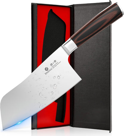 Brisket Knife 12 Inch, Japanese High Carbon Stainless Steel | Ultra Sharp Carving Slicing Knife for BBQ Brisket Turkey Ham Ribs Smoked Meat and Beef, Ergonomic Pakkawood Handle, Gift Box