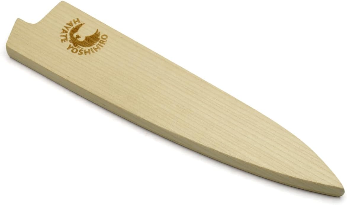 Yoshihiro Natural Magnolia Wood Saya Cover Blade Protector for Petty 135mm