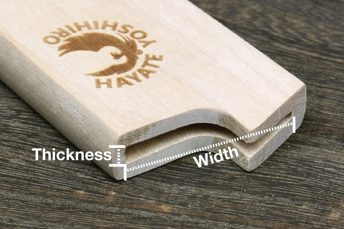 Yoshihiro Natural Magnolia Wood Saya Cover Blade Protector for Petty 135mm