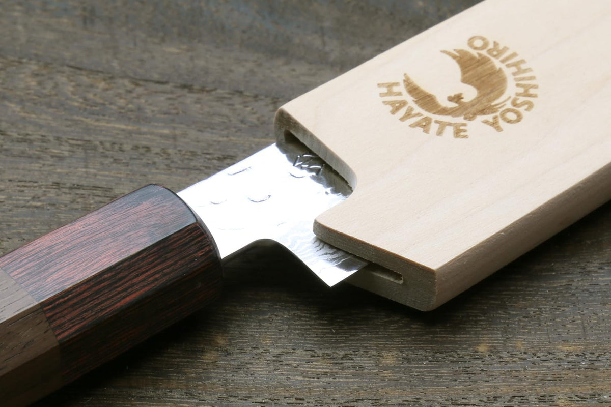 Yoshihiro Natural Magnolia Wood Saya Cover Blade Protector for Petty 135mm