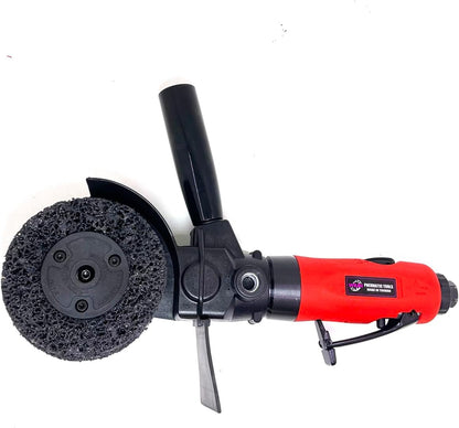 Pneumatic Surface Removal Tool For Remove Adhesive-Backed Decals Pinstripe | Remove Derusting ,Remove Glue ,Rust, Paint, Removal Tool With Eraser and Wire Wheels Kit
