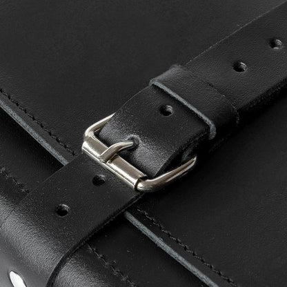Leather Folding Knife Display Case Organizer for 4 Pocket Knives Case, Folding Knives Storage Holder, Knives Collection Pouch Bag VB4BL