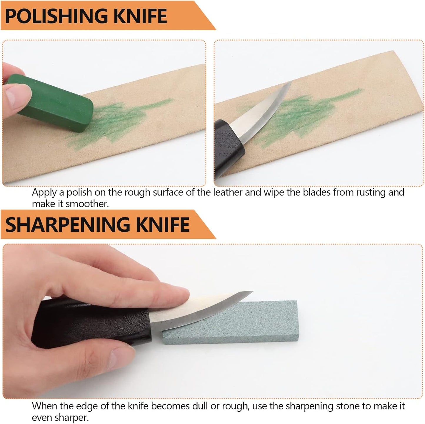 Wood Carving Kit, 14 PCS Wood Carving Tools for Beginners | Detail Carving Knife, Spoon Blanks and Accessories, Whittling Kit for Kids & Adults, Woodworking and DIY Crafts