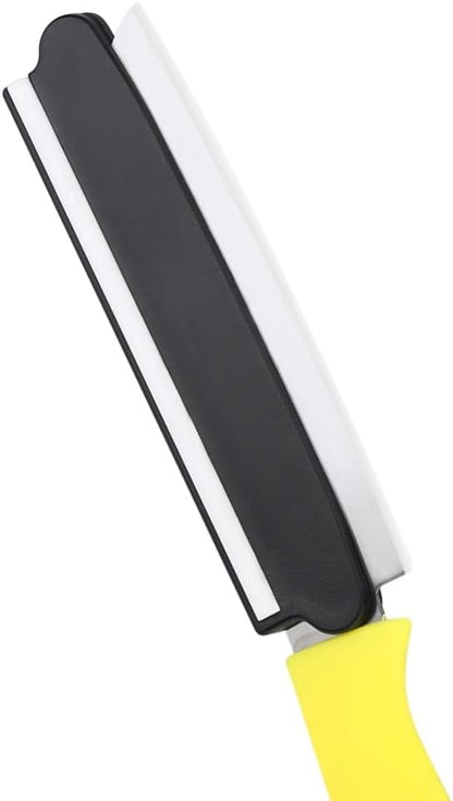 ‌Knife Sharpening Angle Guide 100mm - Precision Plastic Tool for Whetstone with Ceramic Layer, Kitchen Knife Sharpener Tools Accessory, 100x18mm