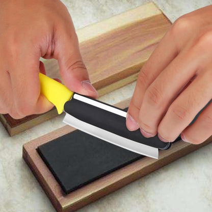 ‌Knife Sharpening Angle Guide 100mm - Precision Plastic Tool for Whetstone with Ceramic Layer, Kitchen Knife Sharpener Tools Accessory, 100x18mm