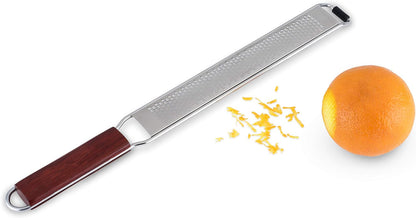 Channel Knife, Citrus Zester and Orange Peeler Tool, Walnut Wood and Stainless Steel Bar Tool for Cocktail Garnishes, Perfect for Home Bars, Craft Cocktails and Bartender Gifts, Set of 1