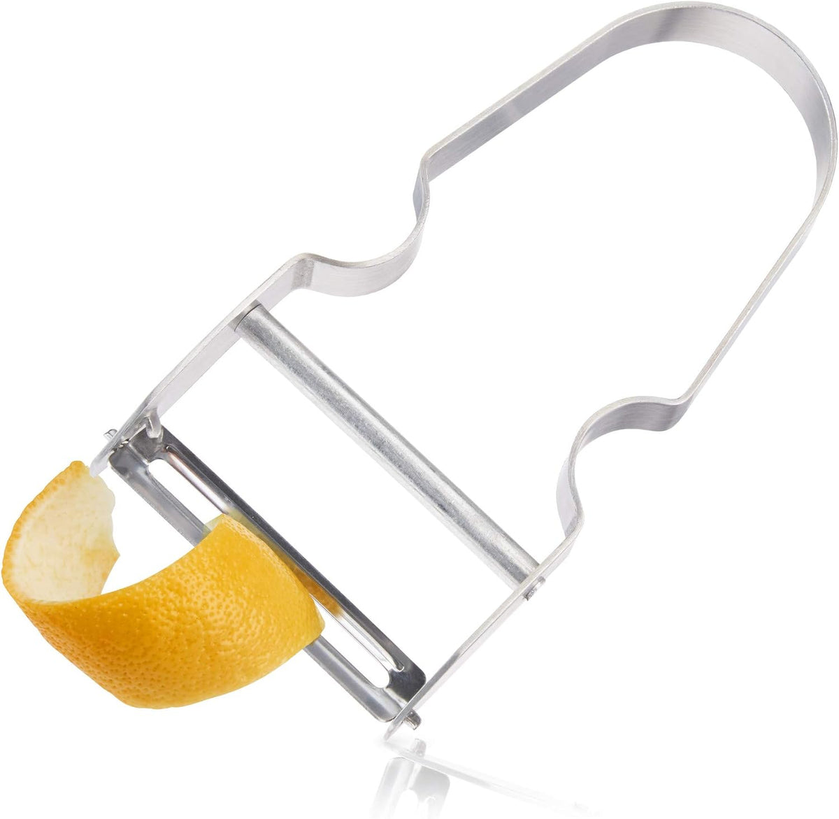 Channel Knife, Citrus Zester and Orange Peeler Tool, Walnut Wood and Stainless Steel Bar Tool for Cocktail Garnishes, Perfect for Home Bars, Craft Cocktails and Bartender Gifts, Set of 1
