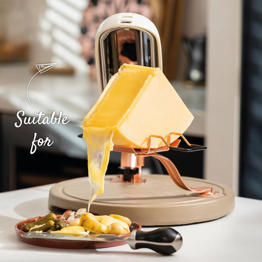 Raclette Knife PRO- Stainless Steel - Spatula - Serrated Edge - Raclette - Serving Cutting Tool for Cheese Slicing or Bread Knife - Small Kitchen Knife Durable