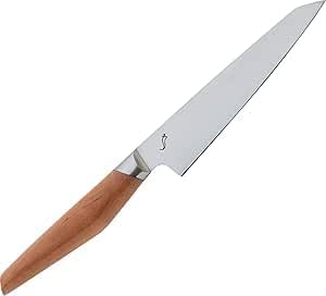Hocho Knife, Japanese Petty Knife, Stainless Steel, Blade Length 4.9" (125mm), Cherry Tree Handle, Rust Resistant, Giftbox, Made in Seki Japan, 84K-3