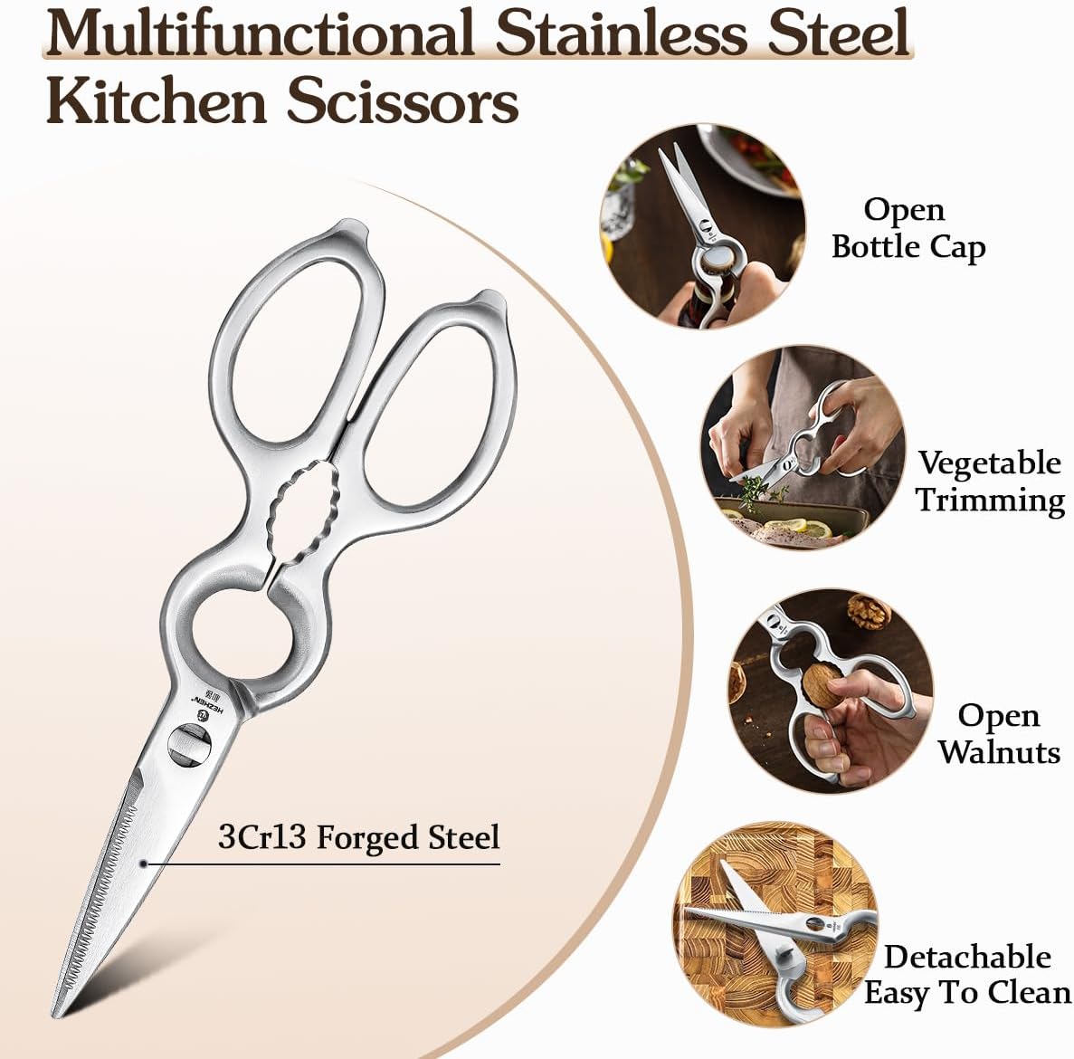 5 inch Utility Knife with Razor Sharp- Damascus Steel with Rose Pattern Multifunctional VG10 Professional Paring-Fruit knife- Master Series Ergonomic Figured Sycamore Wood Handle