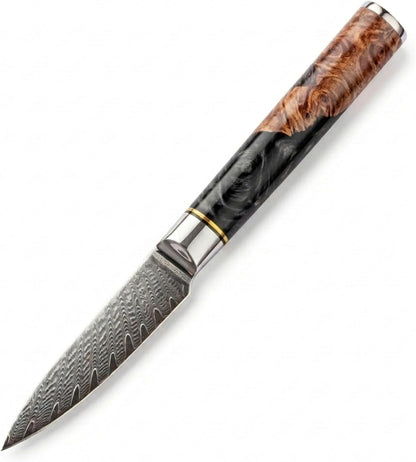 Tidal Black - 7" Nakiri Knife - Damascus