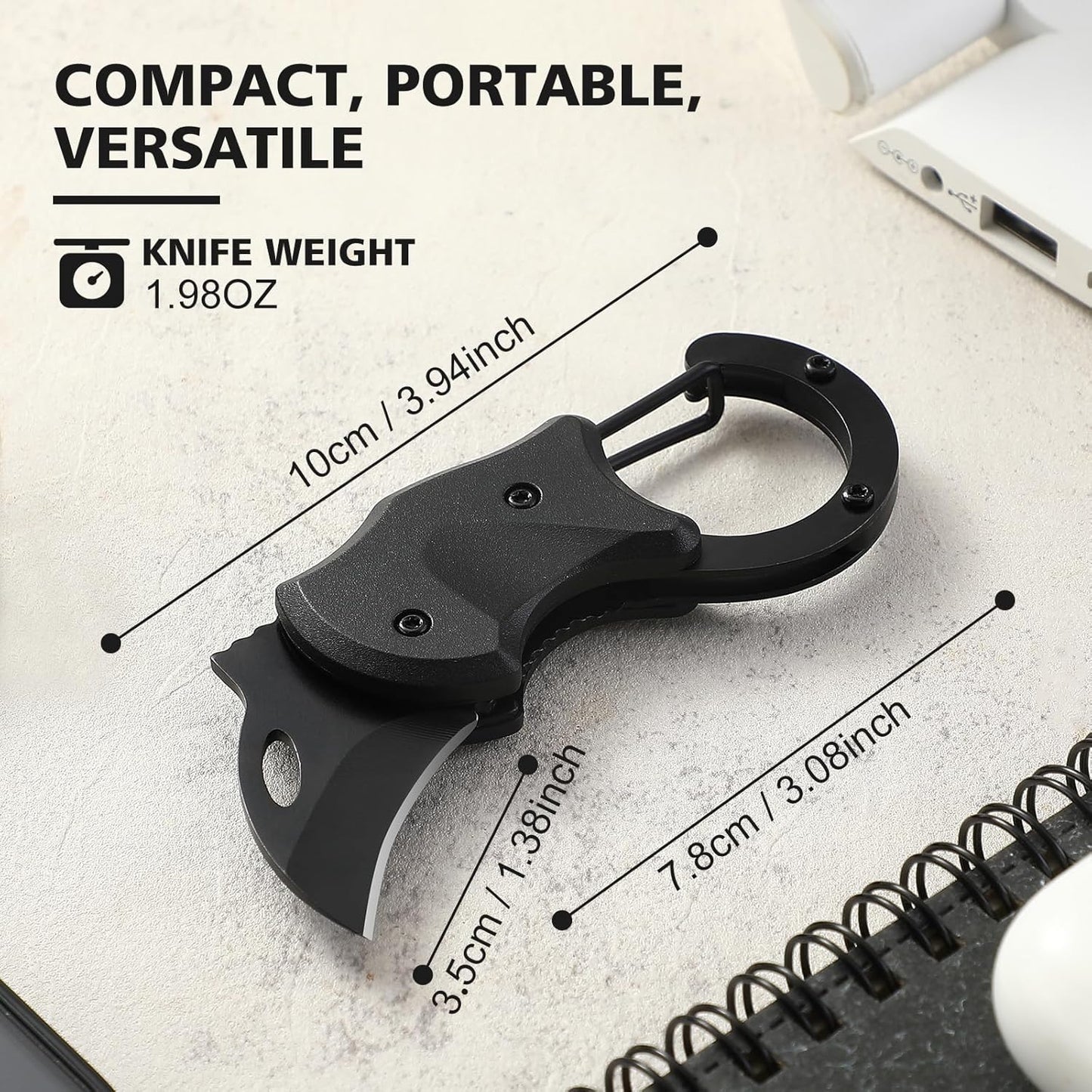 Small Pocket Knife for Men,Pocket Utility Knife with 1.38''Sharp Blade,Cute Folding Knife Box Cutter，Mini EDC Knives for Everyday Carry,Ideal Gifts for Men and Women