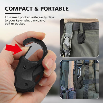 Small Pocket Knife for Men,Pocket Utility Knife with 1.38''Sharp Blade,Cute Folding Knife Box Cutter，Mini EDC Knives for Everyday Carry,Ideal Gifts for Men and Women