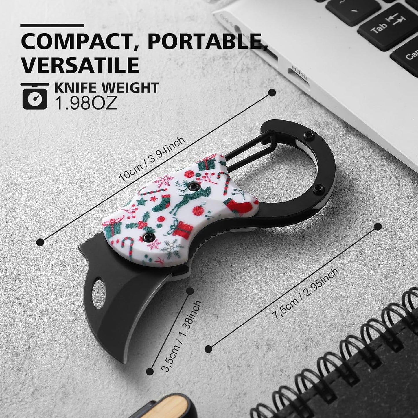 Small Pocket Knife for Men,Pocket Utility Knife with 1.38''Sharp Blade,Cute Folding Knife Box Cutter，Mini EDC Knives for Everyday Carry,Ideal Gifts for Men and Women