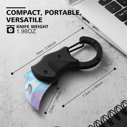 Small Pocket Knife for Men,Pocket Utility Knife with 1.38''Sharp Blade,Cute Folding Knife Box Cutter，Mini EDC Knives for Everyday Carry,Ideal Gifts for Men and Women