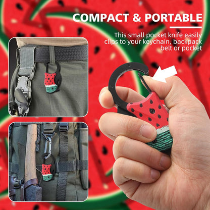Small Pocket Knife for Men,Pocket Utility Knife with 1.38''Sharp Blade,Cute Folding Knife Box Cutter，Mini EDC Knives for Everyday Carry,Ideal Gifts for Men and Women