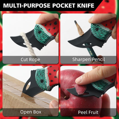 Small Pocket Knife for Men,Pocket Utility Knife with 1.38''Sharp Blade,Cute Folding Knife Box Cutter，Mini EDC Knives for Everyday Carry,Ideal Gifts for Men and Women