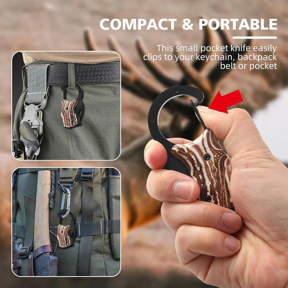 Small Pocket Knife for Men,Pocket Utility Knife with 1.38''Sharp Blade,Cute Folding Knife Box Cutter，Mini EDC Knives for Everyday Carry,Ideal Gifts for Men and Women