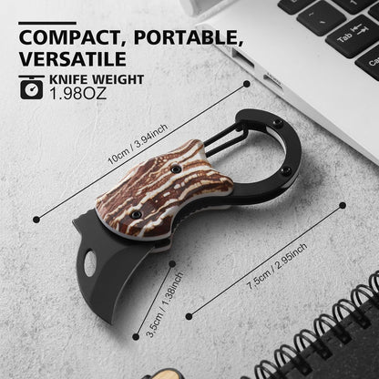 Small Pocket Knife for Men,Pocket Utility Knife with 1.38''Sharp Blade,Cute Folding Knife Box Cutter，Mini EDC Knives for Everyday Carry,Ideal Gifts for Men and Women