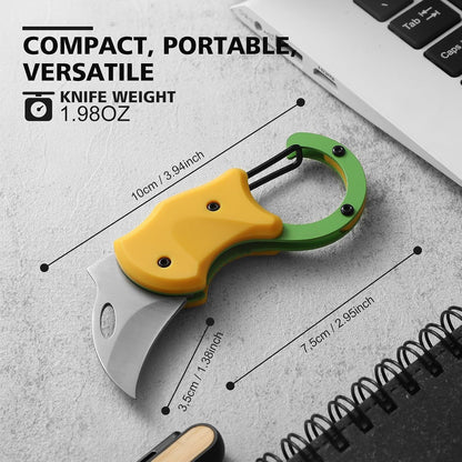 Small Pocket Knife for Men,Pocket Utility Knife with 1.38''Sharp Blade,Cute Folding Knife Box Cutter，Mini EDC Knives for Everyday Carry,Ideal Gifts for Men and Women