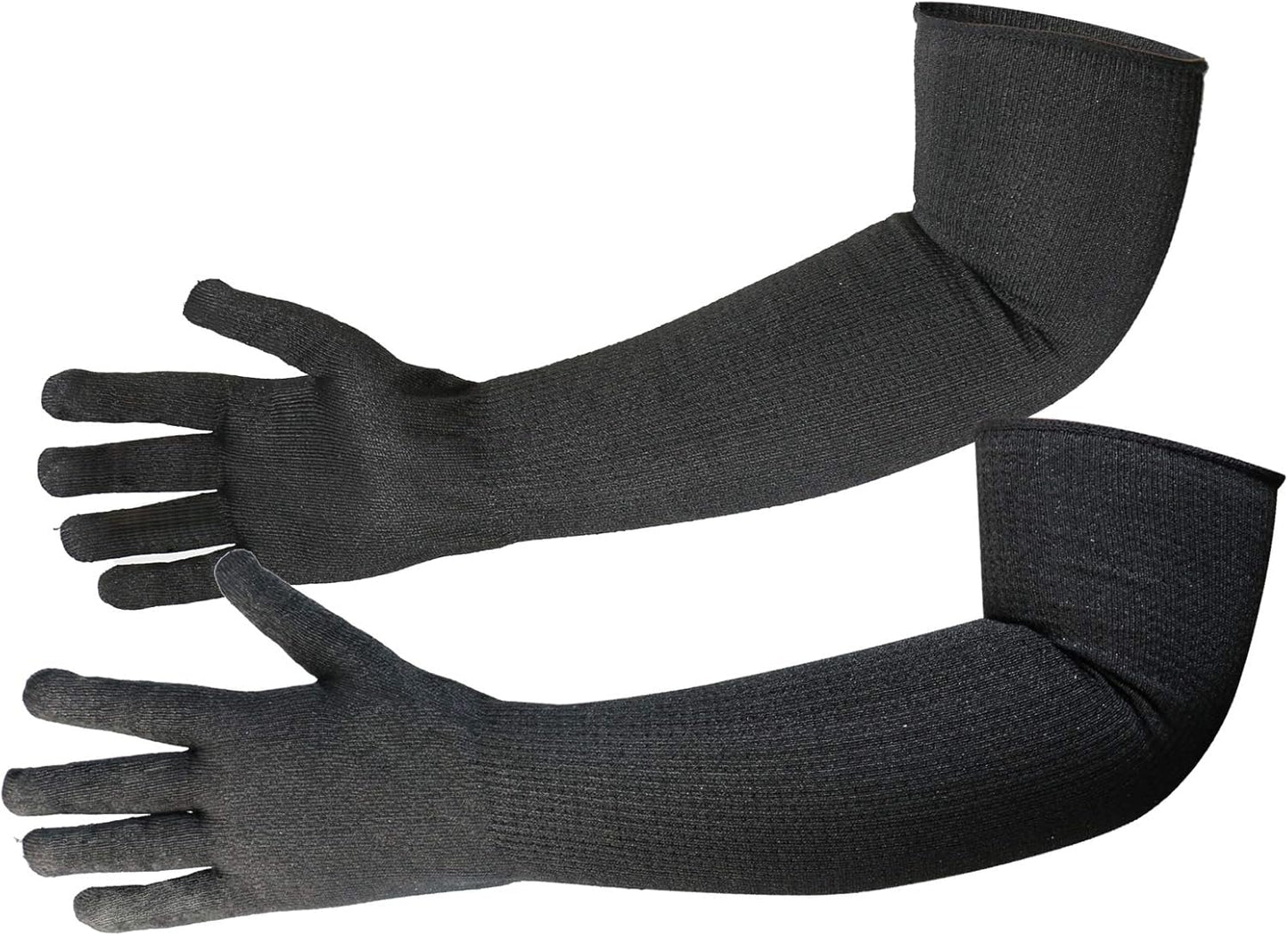 Protective Arm Sleeves, Cut Heat Resistant Arm Protectors Anti Abrasion Safety Armband for Garden Kitchen Work 1 Pair (Gray)