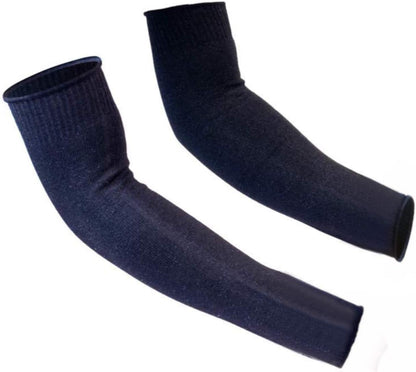 Protective Arm Sleeves, Cut Heat Resistant Arm Protectors Anti Abrasion Safety Armband for Garden Kitchen Work 1 Pair (Gray)