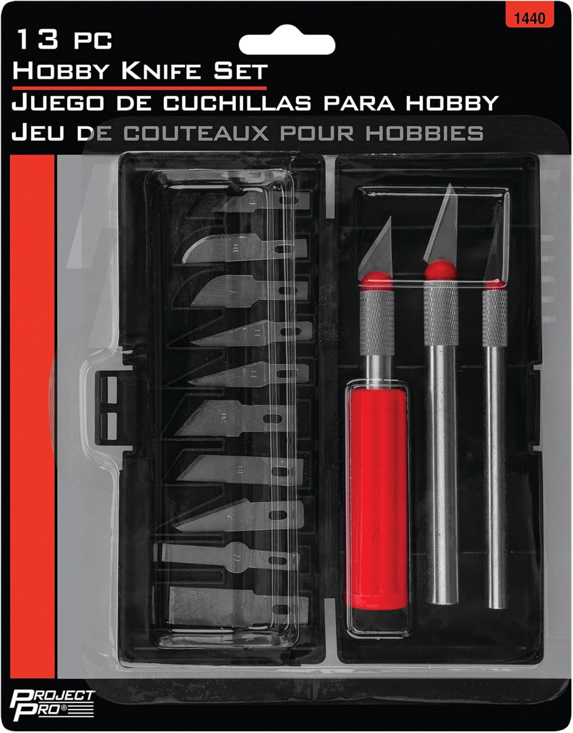 1440 Versatile Set of Blades for Multiple Uses - Includes Convenient Plastic Storage Case for Easy Organization and Access