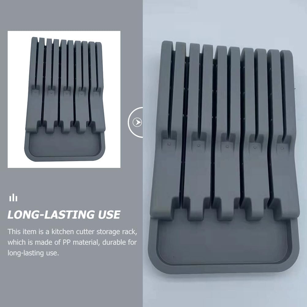 Kitchen Tool Storage Rack - Knife Organizer for Kitchen Drawer Simple Cutter Storage Stand Knife Holder for Home & Restaurant Use
