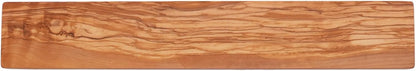 Wooden Knife Magnetic Strip (15,7 x 2.5 in) Mount with Screws, Olive Wood Magnetic Knife Holder for Wall, Space-Saving Knife Rack, Magnetic Knife Holder for Heavy Knifes