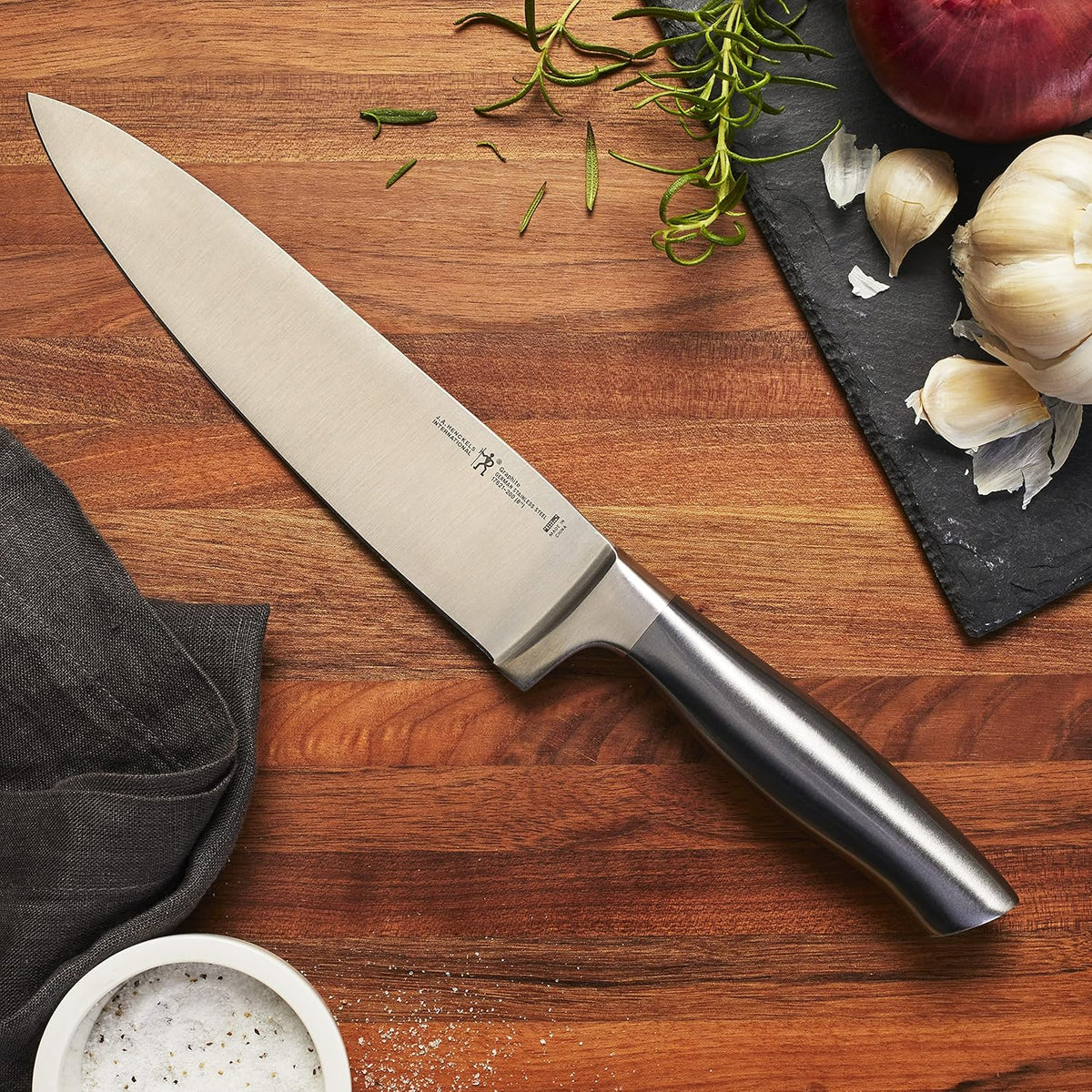 Modernist Razor-Sharp 8-inch Chef Knife, German Engineered Informed by 100+ Years of Mastery