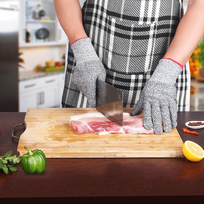Cut Resistant Gloves,High Performance Level 5 Protection Safety Kitchen Gloves … (Small)