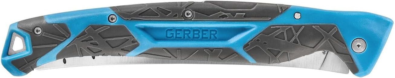 Gear Controller - Saltwater-Resistant Fishing Fillet Knife with Sheath & Built-In Knife Sharpener - Premium Fishing Gear - 10", Cyan