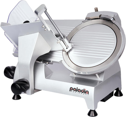 12" Commercial Manual Meat Slicer, 2/5 HP Gravity Feed Electric Meat Slicer, deli meat cutter, Lunch Food Slicer, ham cutter with Adjustable Slicing for Semi-frozen Meat, Cheese