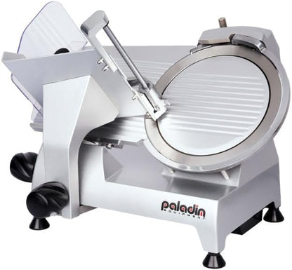 12" Commercial Manual Meat Slicer, 2/5 HP Gravity Feed Electric Meat Slicer, deli meat cutter, Lunch Food Slicer, ham cutter with Adjustable Slicing for Semi-frozen Meat, Cheese