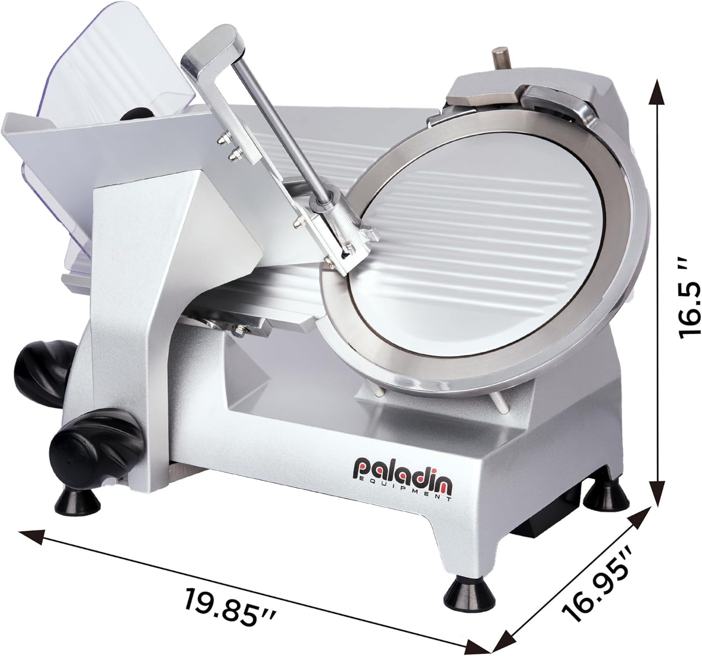 12" Commercial Manual Meat Slicer, 2/5 HP Gravity Feed Electric Meat Slicer, deli meat cutter, Lunch Food Slicer, ham cutter with Adjustable Slicing for Semi-frozen Meat, Cheese