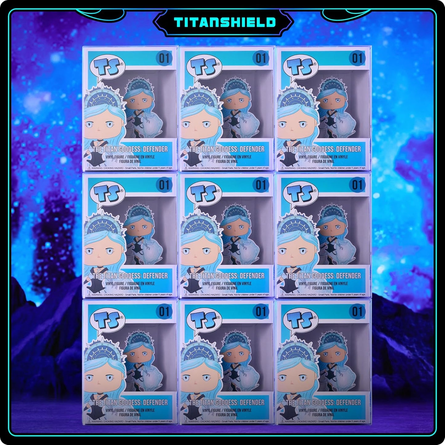 0.5mm Platinum UV and Scratch Resistant Pop Protectors Sleeve Case Compatible with Funko - 4" Inch Pop! Vinyl Figures (8 Count)