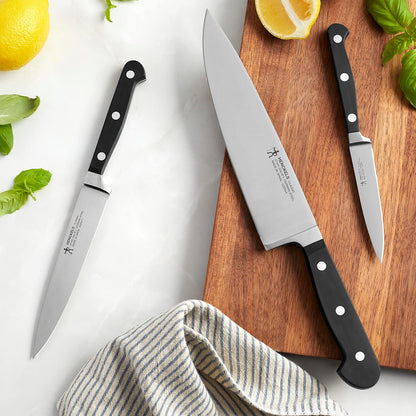 Classic 3-Pc Starter Chef Knife Set, Razor-Sharp German Engineered