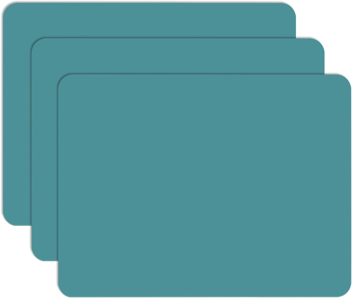 Silicone Crafts Mat, Silicone Sheets for Crafts, Painting, Nail Arts, Clay, Resin Jewelry Casting Molds Mat, Table Pad Placemat, Nonstick Nonslip, Gray & Beige & Light Blue (15.7x11.8 inch)