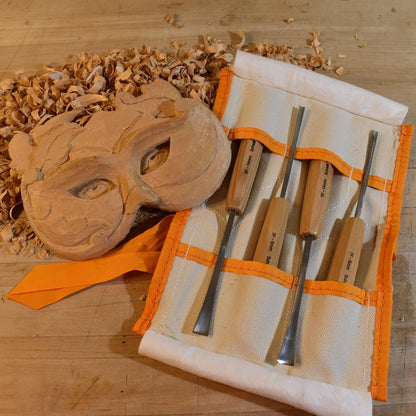 Schaaf Wood Carving Tools Wood Chisel Set with Gouges, Cr-V 60 Steel