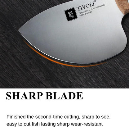 Seafood Market Fish Knives - Professional Kitchen Knife | Sharp Slaughter Fish Special Knife Meat Cleaver, Gifts for Men Women